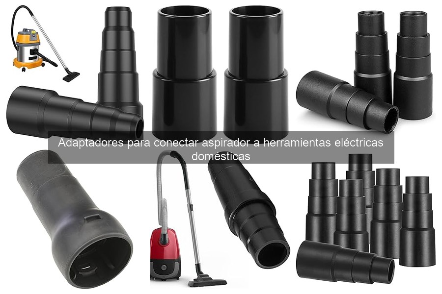 Cómo instalar adaptadores para aspirador en herramientas eléctricas
