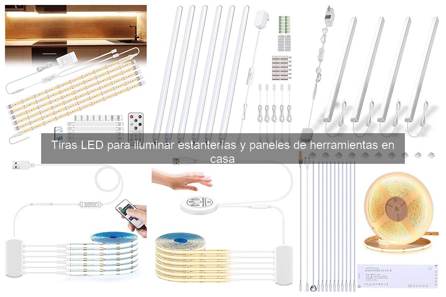 Cómo instalar tiras LED en paneles de herramientas