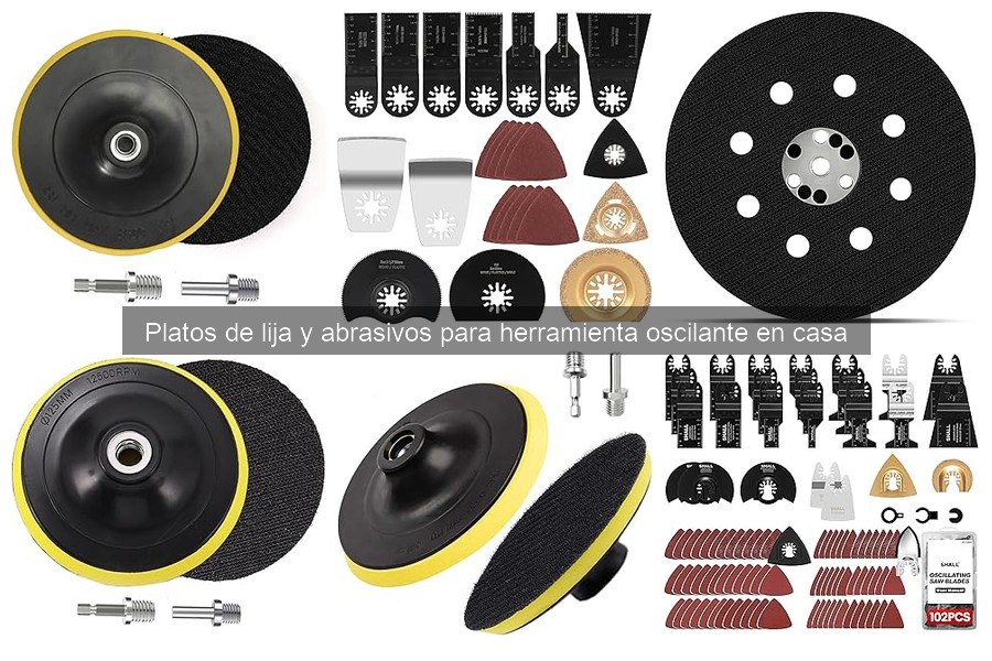 Cómo instalar un plato de lija en herramienta oscilante