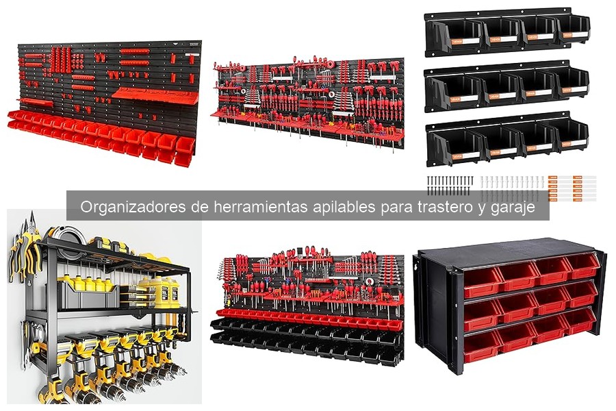 Cómo Instalar y Mantener Organizadores de Herramientas Apilables