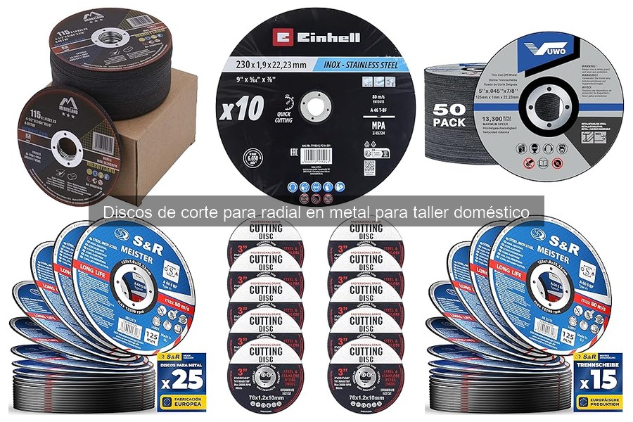 Cómo Mantener Discos de Corte para Radial en Metal