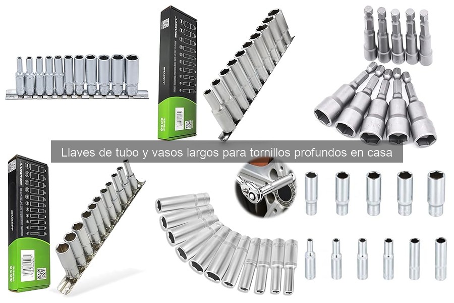 Cómo mantener llaves de tubo y vasos largos en casa