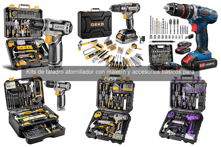 Cómo mantener tu kit de taladro atornillador en perfecto estado
