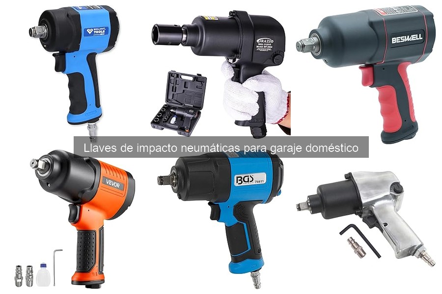 Cómo usar correctamente una llave de impacto neumática