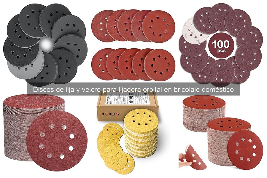 Cómo usar discos de lija y velcro en lijadora orbital