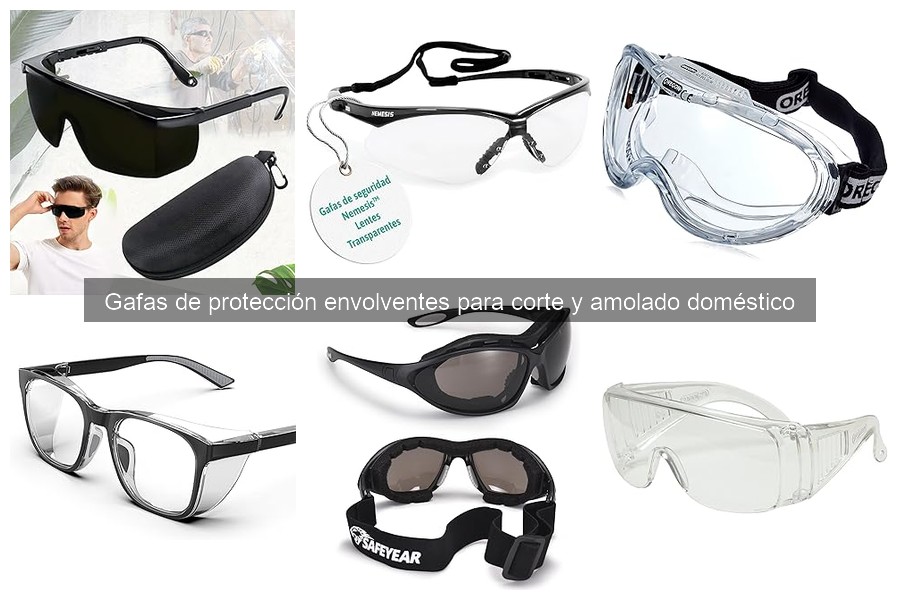Cómo usar gafas de protección envolventes para bricolaje