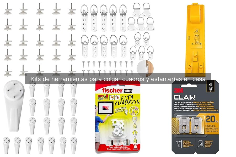 Cómo usar kits de herramientas para colgar estanterías