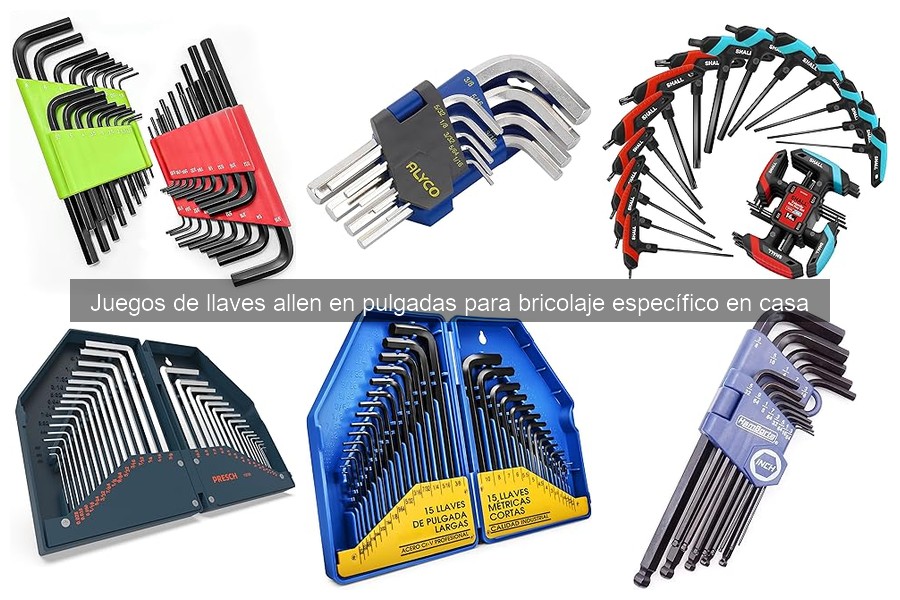 Cómo usar llaves allen en pulgadas correctamente
