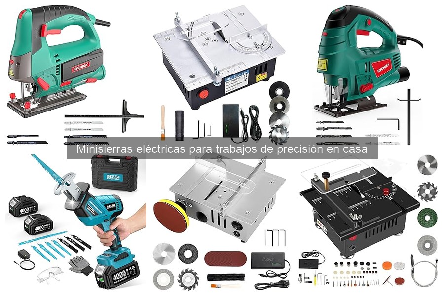 Cómo usar minisierras eléctricas de forma segura y eficiente