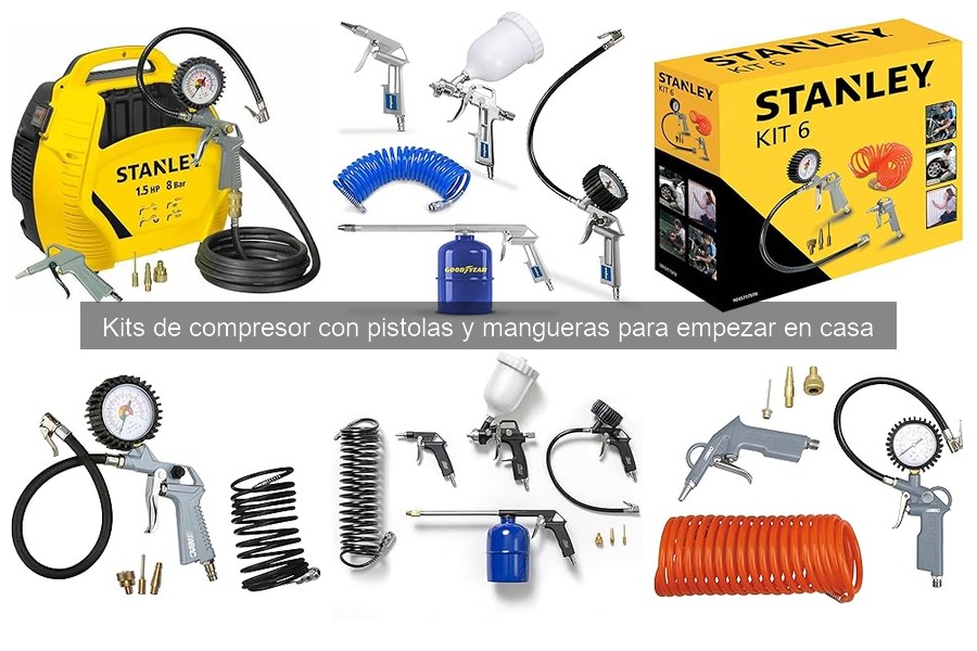 Cómo usar un compresor de aire en bricolaje: guía práctica