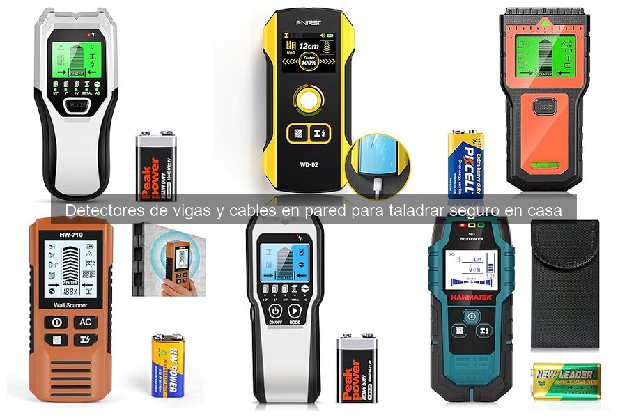 Cómo usar un detector de vigas y cables en pared correctamente