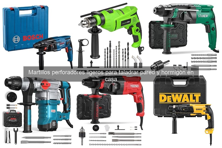Cómo usar un martillo perforador ligero en casa correctamente