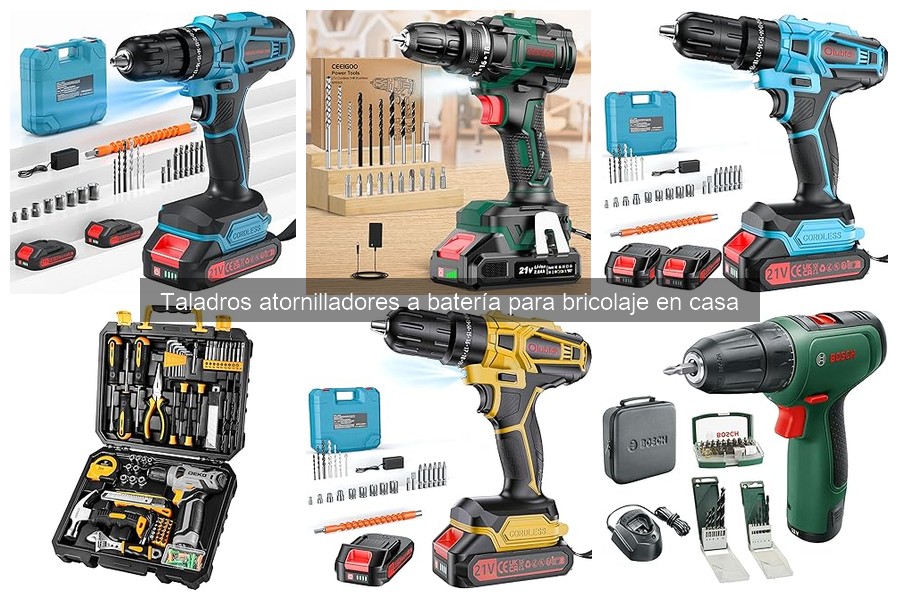 Cómo usar un taladro atornillador a batería correctamente