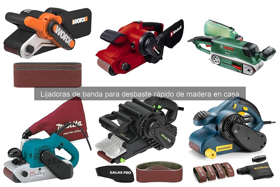 Cómo usar una lijadora de banda: guía paso a paso