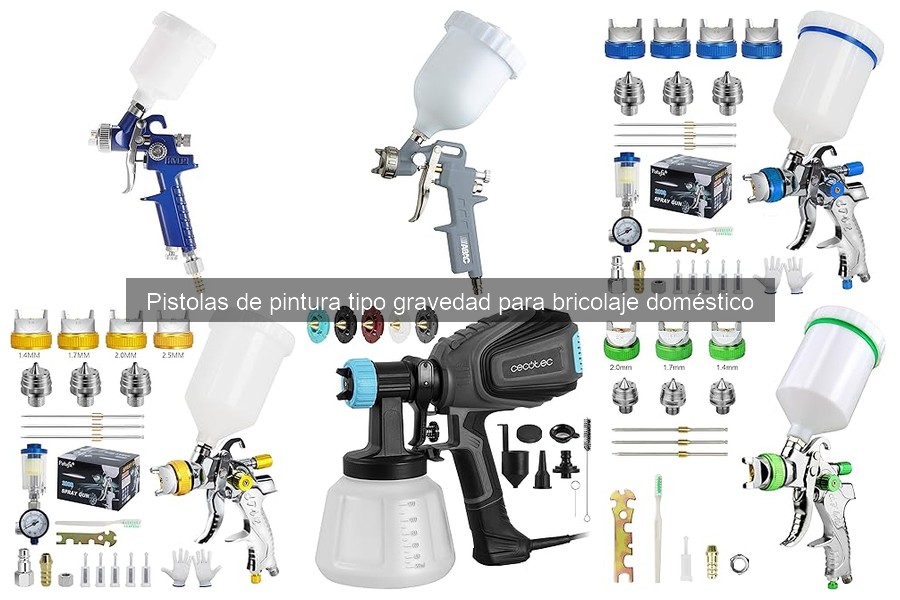 Cómo Usar una Pistola de Pintura Tipo Gravedad en Bricolaje