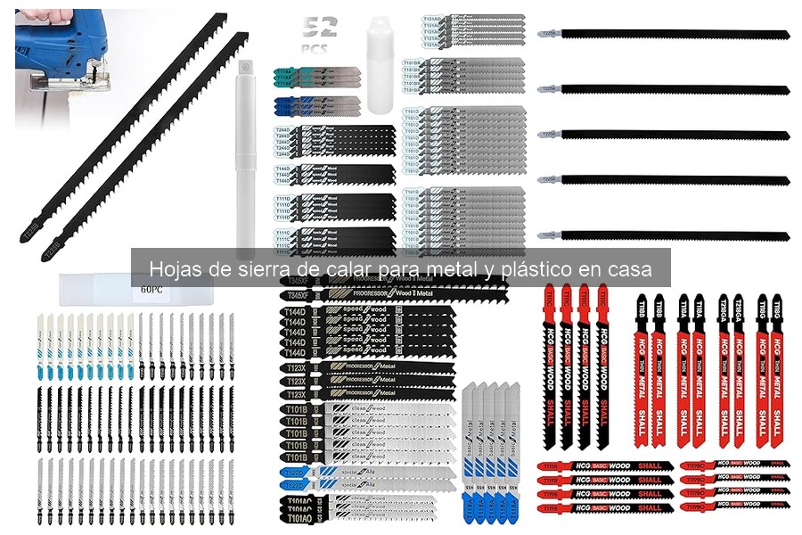 Cómo utilizar hojas de sierra de calar para metal y plástico