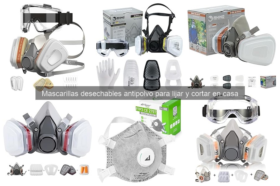 Cómo utilizar mascarillas desechables antipolvo correctamente