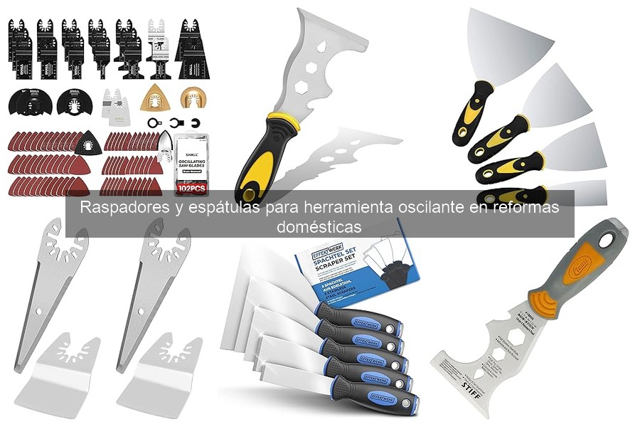 Cómo utilizar raspadores y espátulas con herramientas oscilantes