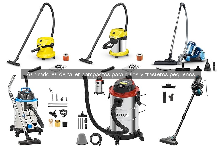 Cómo utilizar un aspirador de taller compacto correctamente