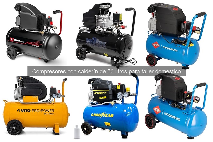 Comparativa Compresores 50 vs 100 Litros para Taller