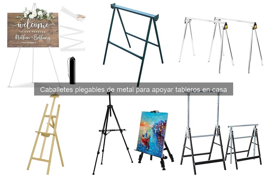 Comparativa de Caballetes Plegables de Metal para Bricolaje
