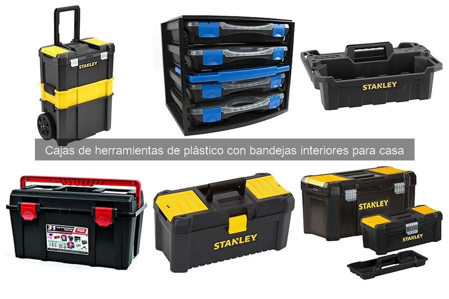 Comparativa de cajas de herramientas de plástico STANLEY y Tayg