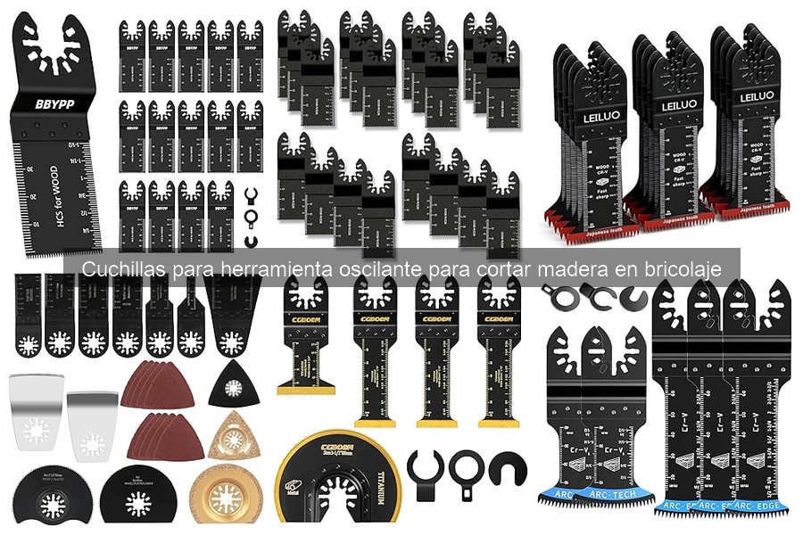 Comparativa de cuchillas para herramienta oscilante en bricolaje