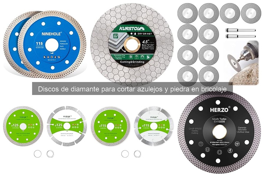Comparativa de discos de diamante para azulejos y piedra