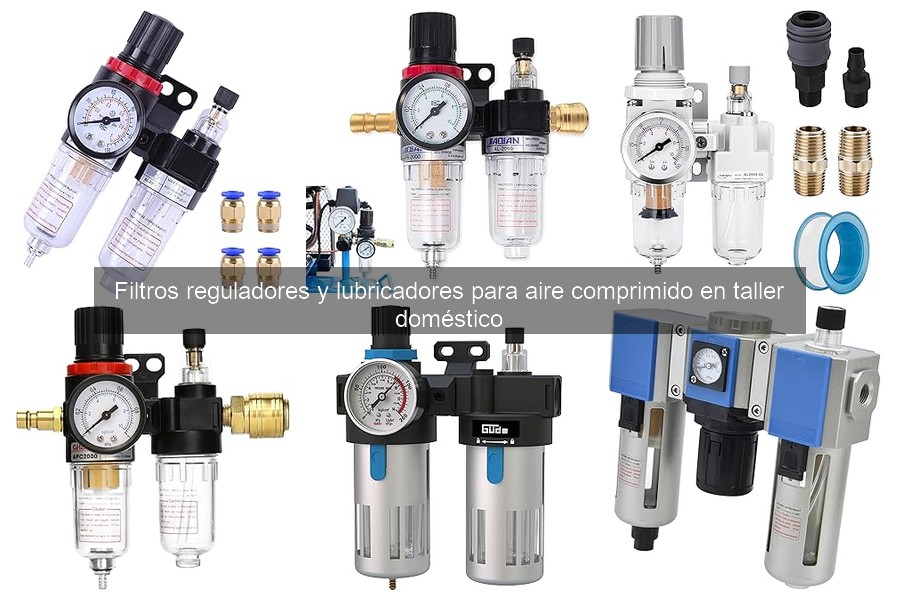 Comparativa de filtros reguladores y lubricadores de aire comprimido