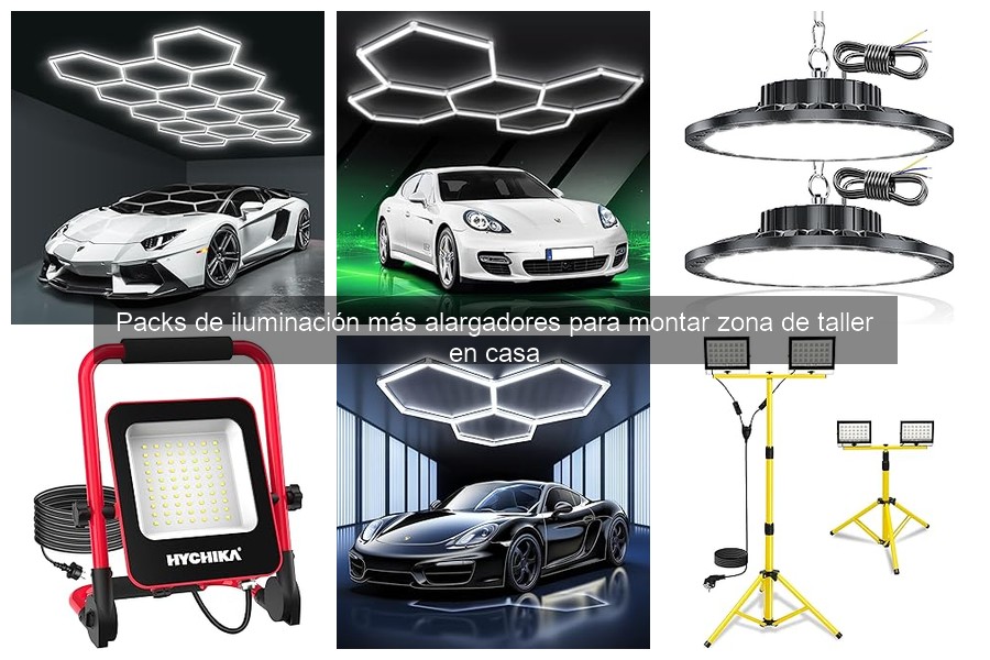 Comparativa de iluminación para talleres: LED vs. Fluorescente vs. Halógena