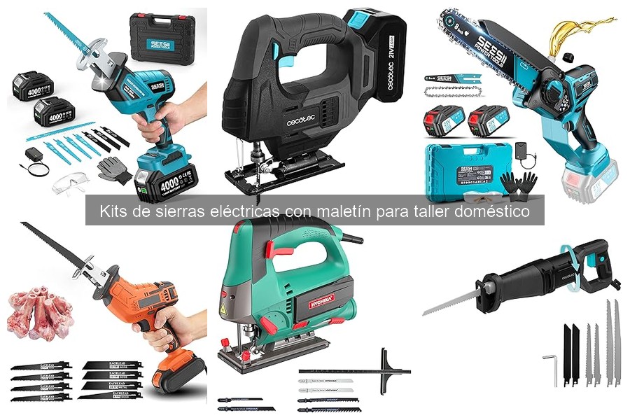 Comparativa de Kits de Sierras Eléctricas para Talleres Domésticos