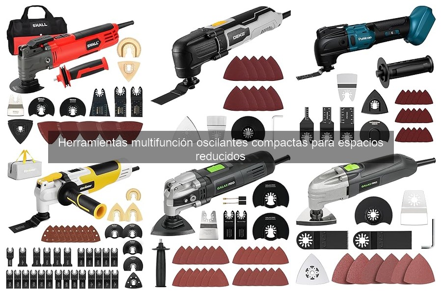 Comparativa de las mejores herramientas multifunción oscilantes