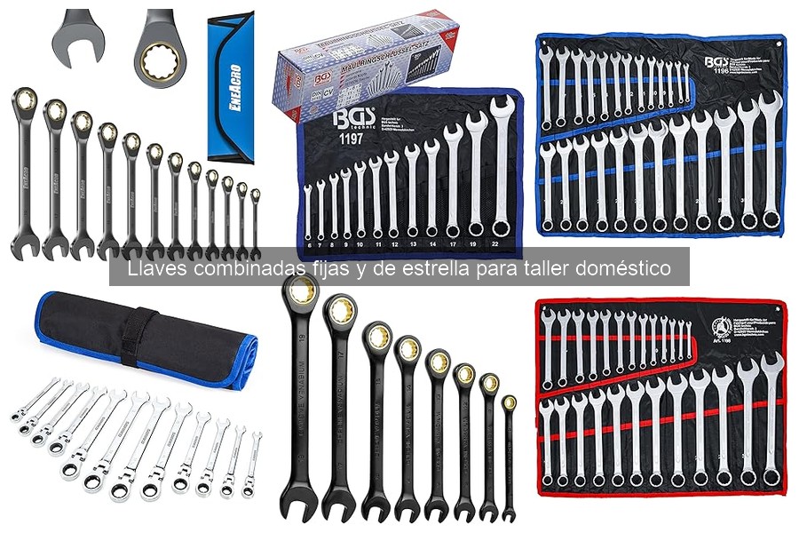 Comparativa de llaves combinadas fijas y de estrella