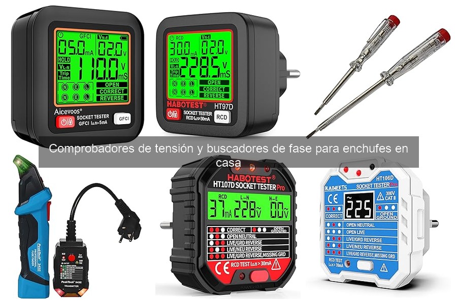 Comparativa de los mejores comprobadores de tensión para casa