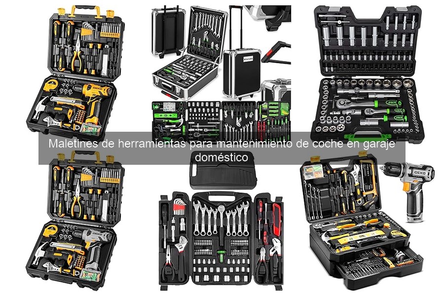 Comparativa de maletines de herramientas para coche en casa