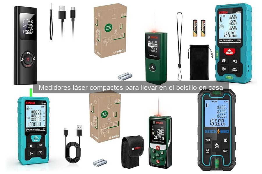 Comparativa de Medidores Láser Compactos para Llevar en el Bolsillo