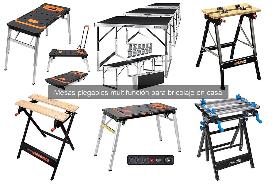 Comparativa de Mesas Plegables Multifunción para Bricolaje
