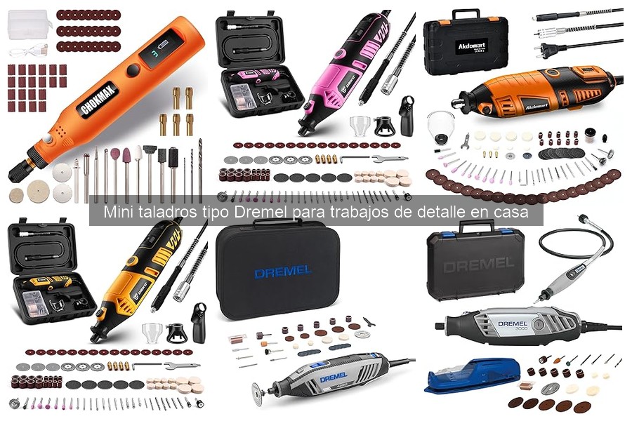Comparativa de mini taladros Dremel vs otras marcas