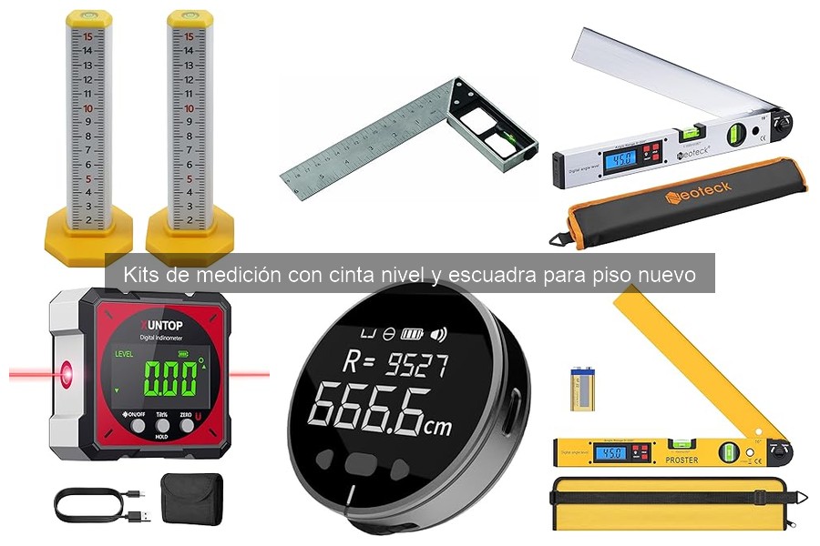 Comparativa de niveles en kits de medición para bricolaje