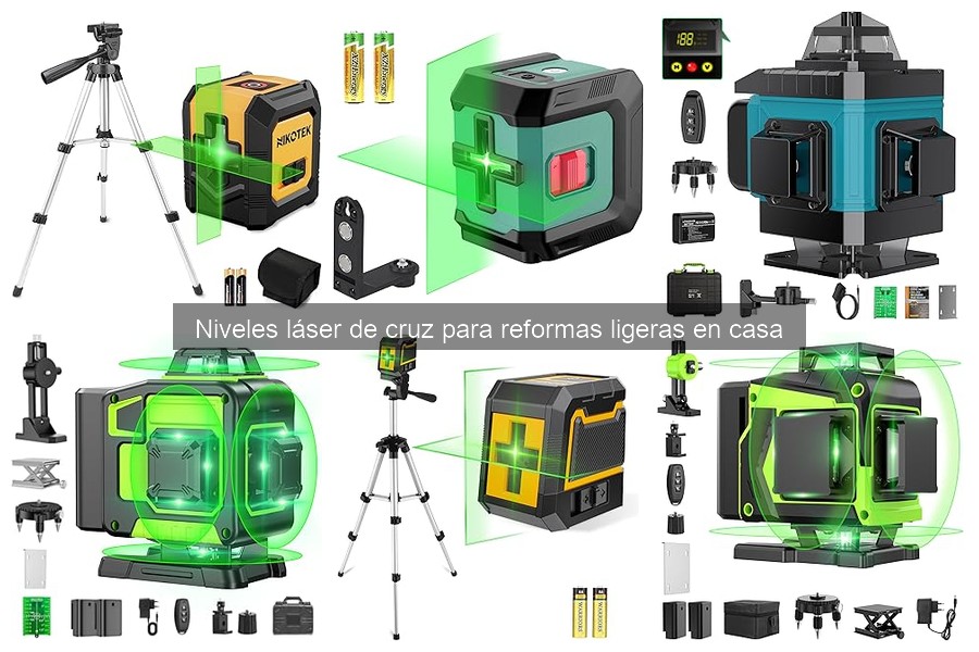 Comparativa de Niveles Láser de Cruz y Otros Tipos de Niveles