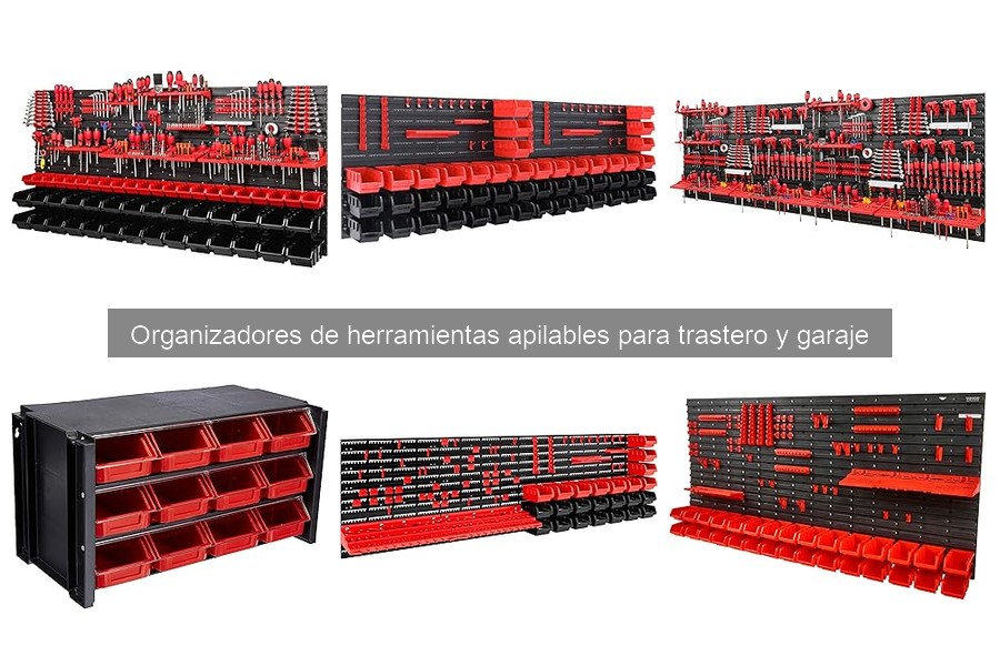 Comparativa de organizadores de herramientas apilables