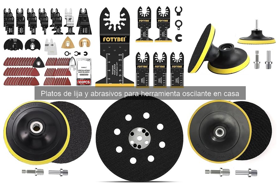 Comparativa de Platos de Lija para Herramientas Oscilantes