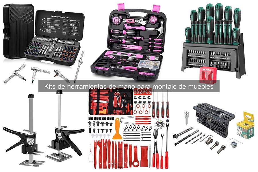 Comparativa de precios de kits de herramientas de mano para muebles