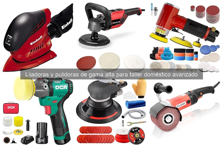 Comparativa de precios de lijadoras de gama alta para taller