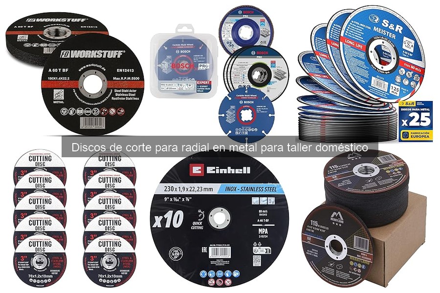 Comparativa de precios en discos de corte para radial en metal