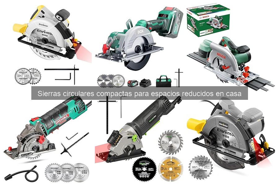 Comparativa de sierras circulares compactas populares