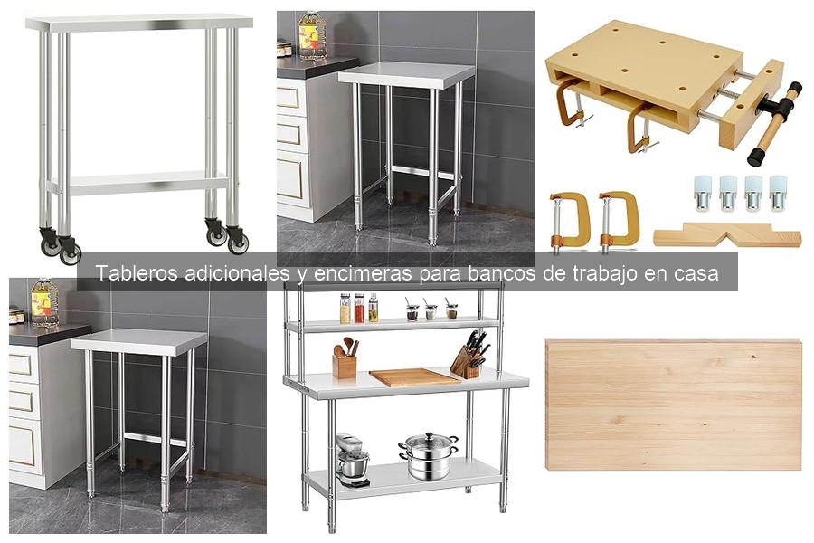 Comparativa de tableros y encimeras para bancos de trabajo