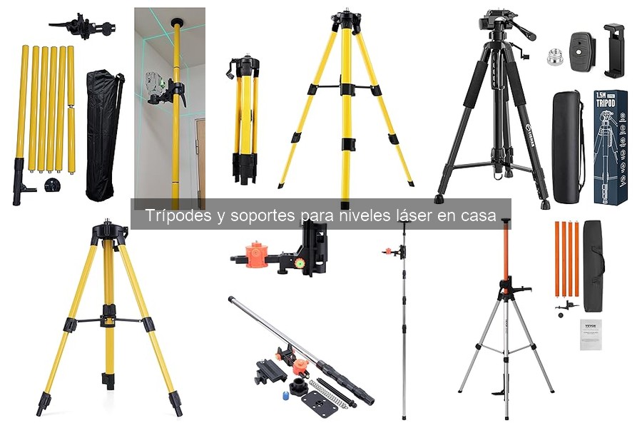 Comparativa de trípodes para niveles láser: Mejores marcas