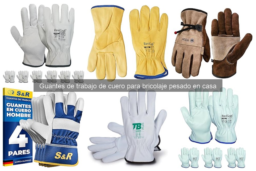 Comparativa: Guantes de cuero vs. guantes sintéticos para bricolaje