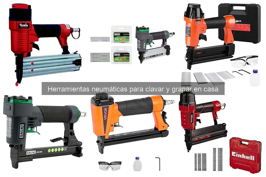 Comparativa: Herramientas Neumáticas vs. Manuales para Clavar